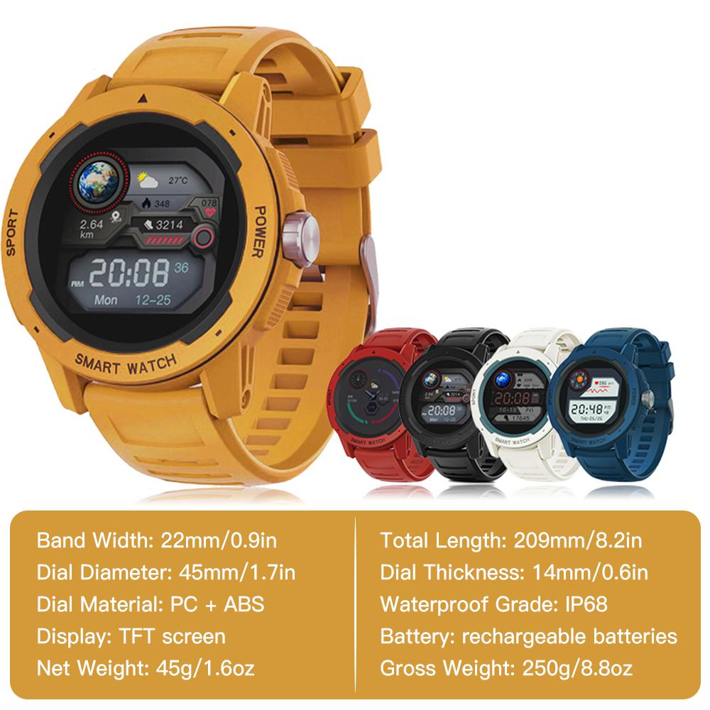 NORTH EDGE Intelligent Watch for Men and Woman Touch Screen Multi-sport Modes with Heart Rate Monitor Pedometer