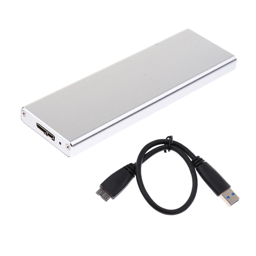 SSD to USB3.0 Hard Disk Enclosure External Case 6+12 Pin for 2010 Apple MacBook Air A1370 A1369