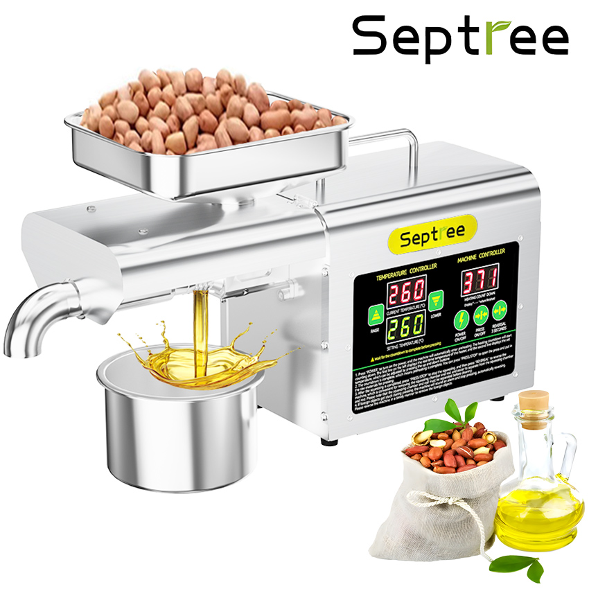 [HÀNG NHẬP KHẨU] Máy ép dầu ăn thực vật chuyên dụng, dùng trong gia đình (1000W) Thương hiệu Mỹ cao cấp Septree - T2S