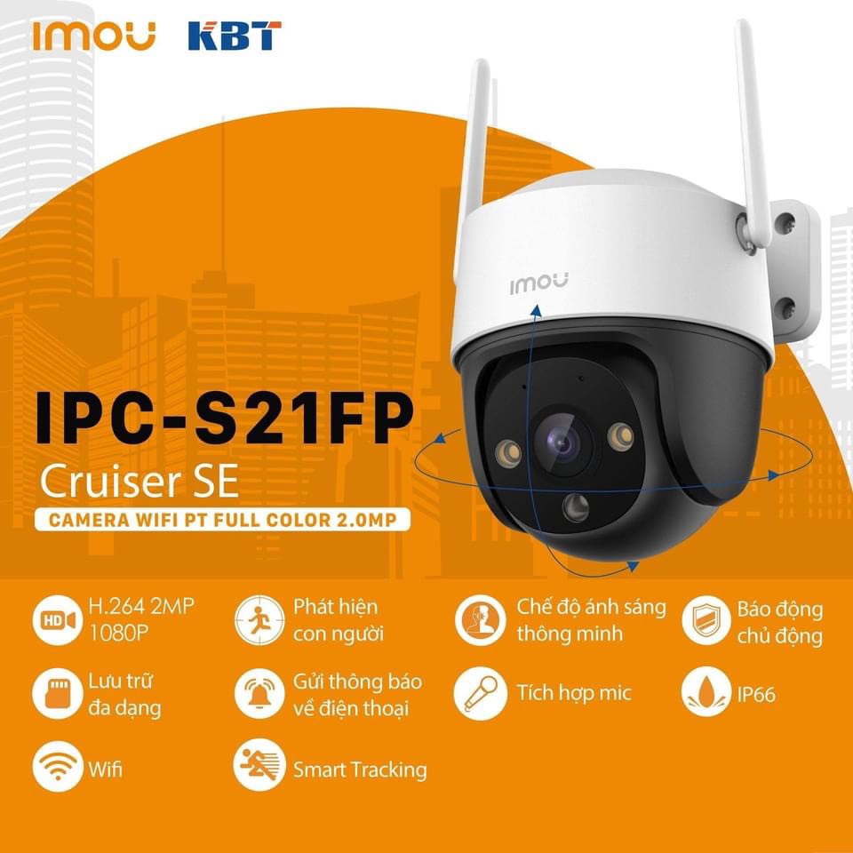 CAMERA NGOÀI TRỜI WIFI IMOU S21FP , 2MPX , FULL COLOR