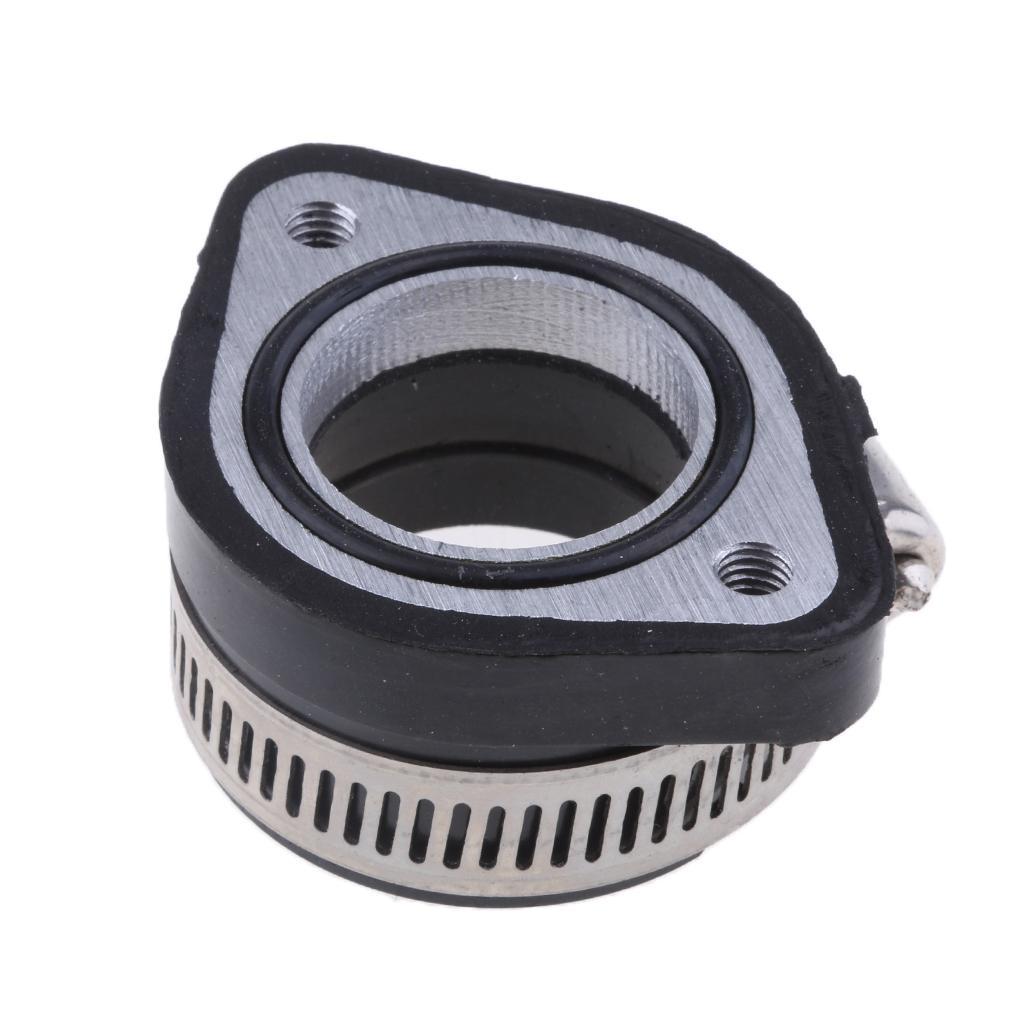 Carburetor Carb Flange Manifold Intake Adapter Rubber - Universal Fit