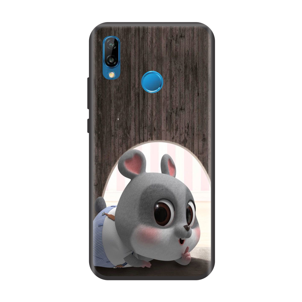 Ốp lưng TPU viền dẻo cho điện thoại HUAWEI NOVA 3E Hình Chuột Tết 2020 - Mẫu 19