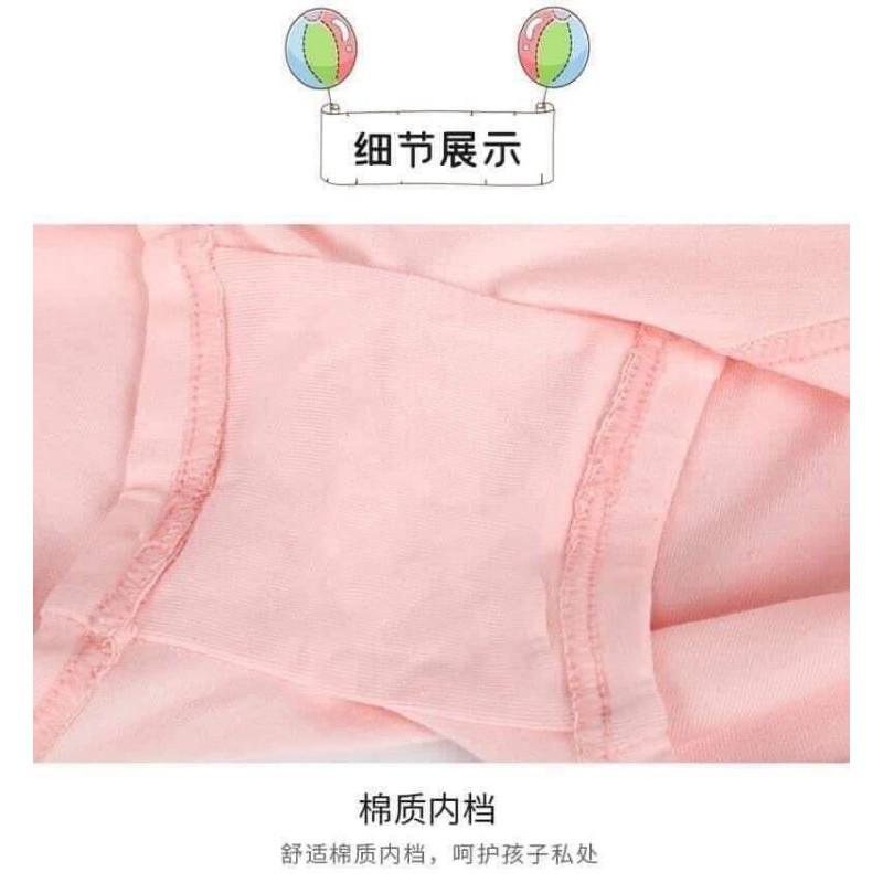 Set 3 quần lót đùi,chíp đùi cao cấp bé gái chất cotton