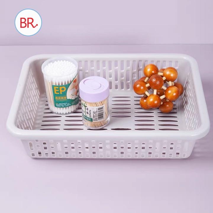 Rổ nhựa chữ nhật Việt Nhật (3593/3594) đựng đồ đa năng, tiện ích – Khay nhựa chữ nhật đựng đồ nhà bếp, tài liệu 01765