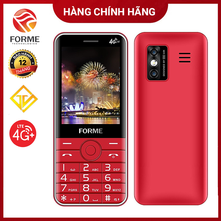 Điện Thoại Forme D999 4G ,Màn lớn 2.8 inch - Hàng Chính Hãng