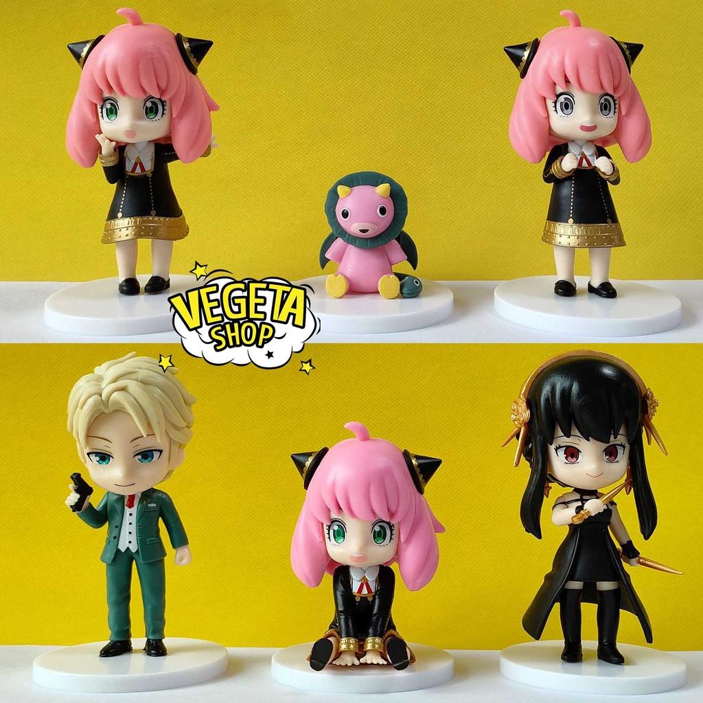 Mô hình Spy X Family Gia đình điệp viên Chibi Loid Forger Yor Forger Anya Forger Kimera - Mô hình Anya - Cao 6~12cm