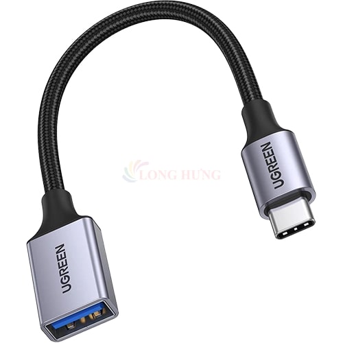 Cổng chuyển đổi Ugreen USB-C to USB 3.0 OTG Cable Alu Case with Braid US378 70889 - Hàng chính hãng