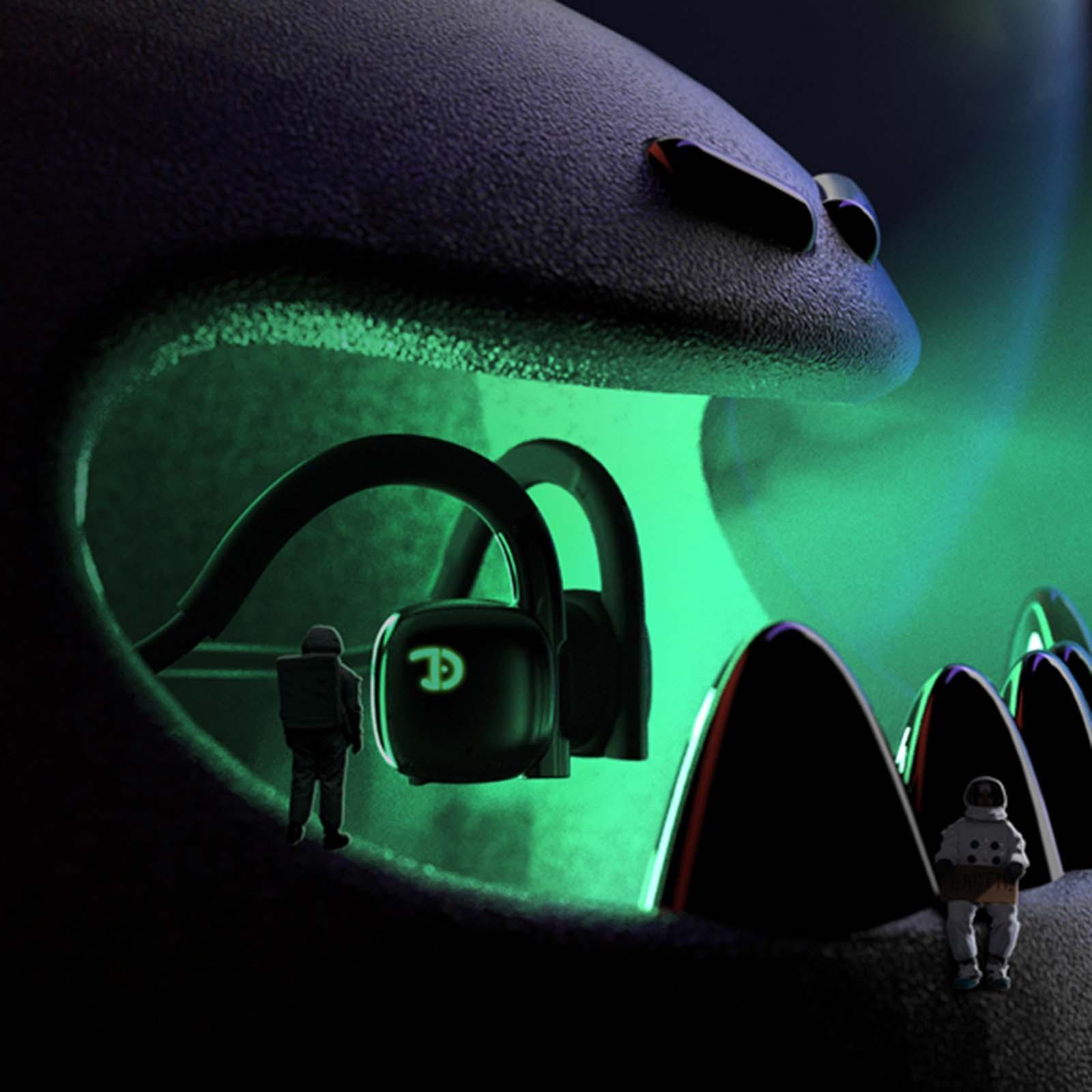 Headphones Noise Reduction Stereo for Hiking Cycling Fitness