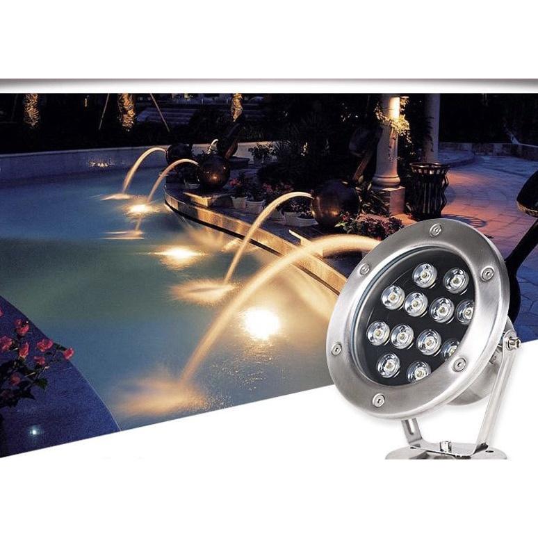 Đèn Led Âm Nước KÈM NGUỒN Chiếu Hồ Cá Koi - Điện Áp 12V và 24V - Chống Nước Ip 68 - Đủ Công Suất Ánh Sáng