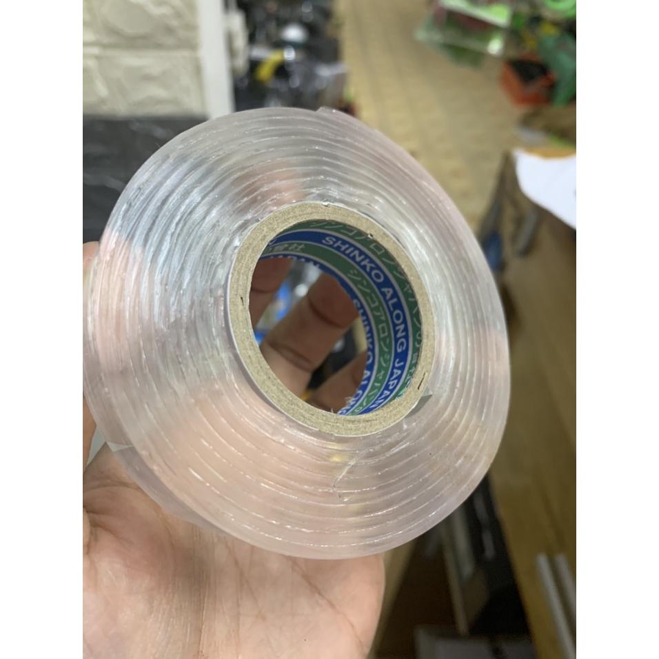 Băng Keo 2 Mặt Siêu Dính Trong Suốt 2F x 2M