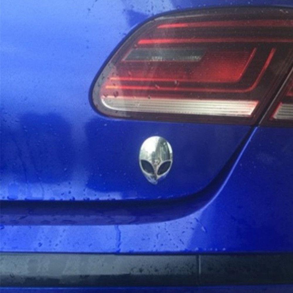 3D Chrome Metal Car Motorcycle Sticker Badge Tail Decals