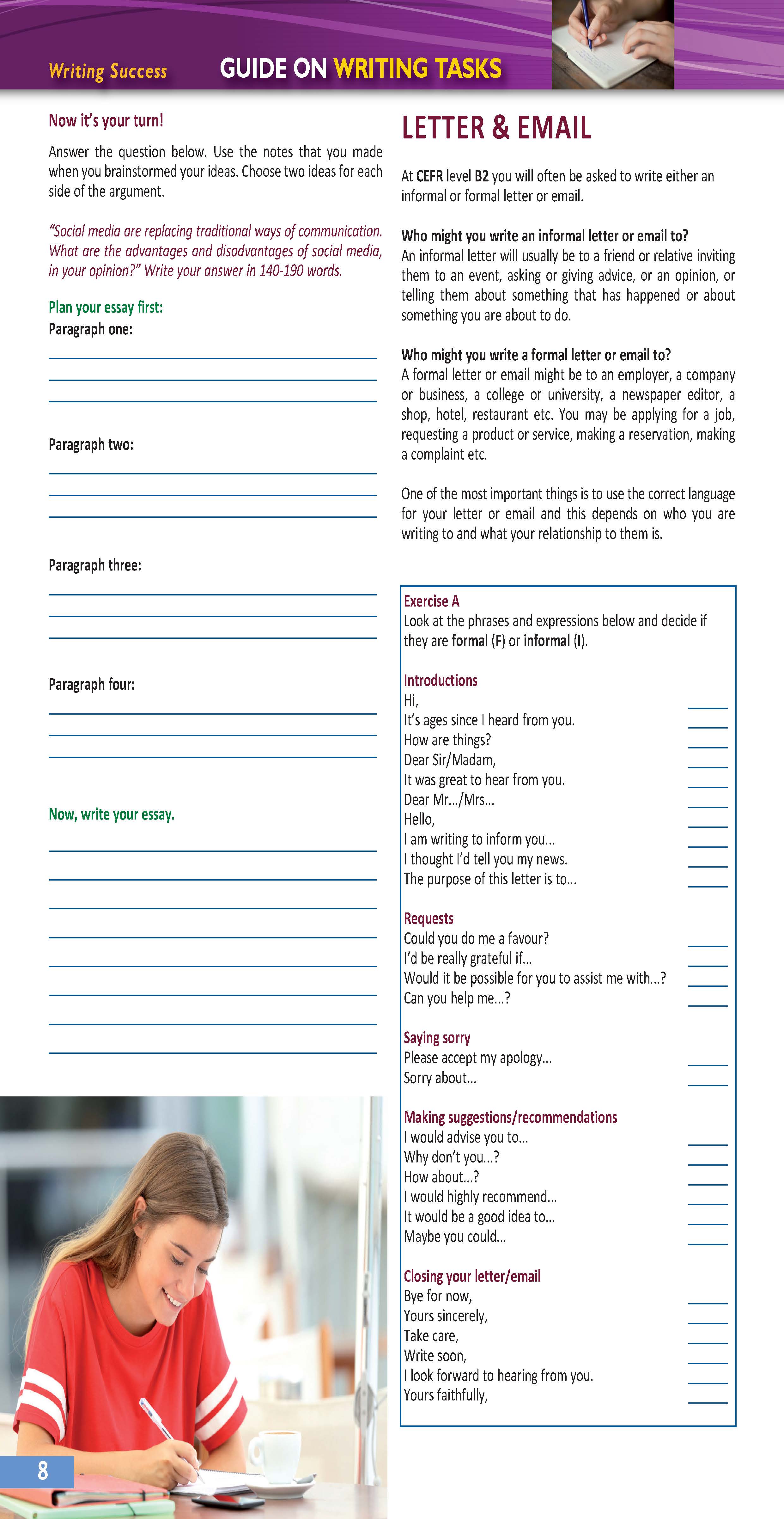 Writing success Upper Intermediate level B2