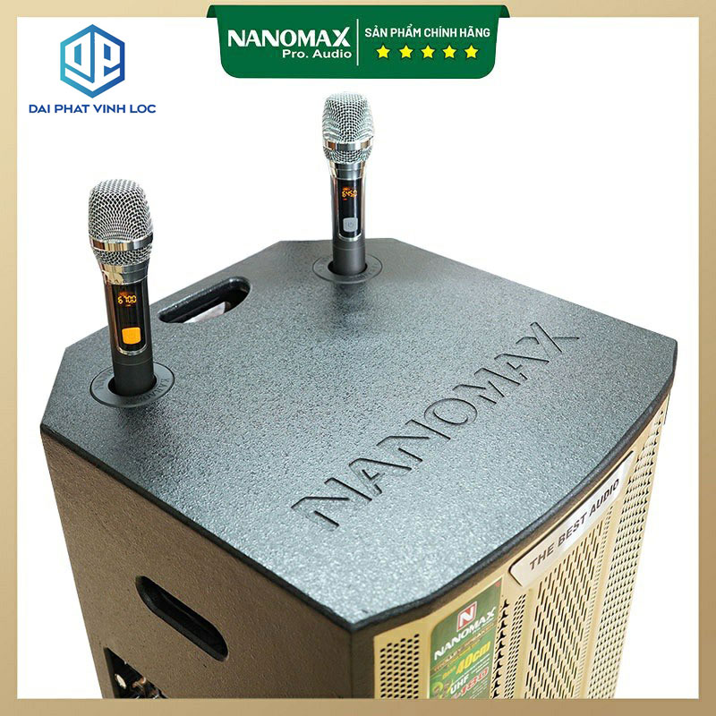 Loa Kéo Karaoke Công Suất Lớn 820W | Loa Kéo Giá Rẻ Nanomax SK-180 Bass 40 | Loa Kéo Bluetooth Đọc Được Usb Thẻ Nhớ Tay Kéo Sang Trọng Tặng Kèm 2 Mic