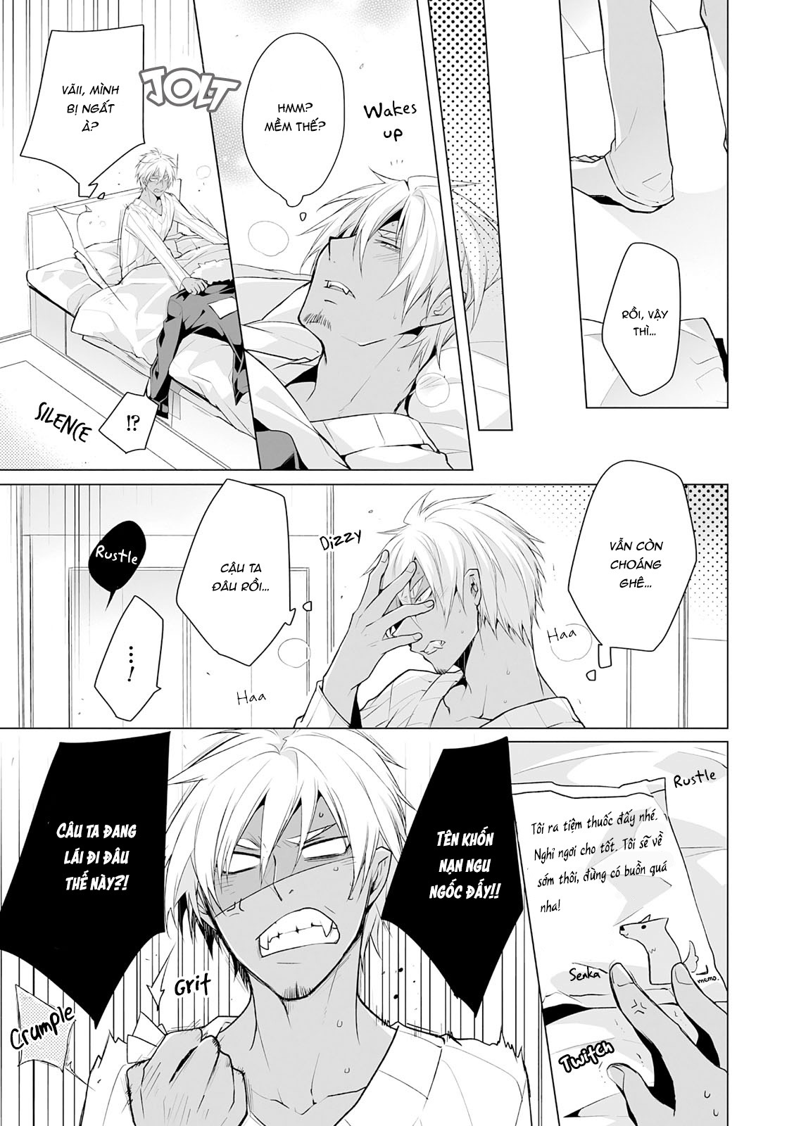 anh chàng người sói và tiểu thuyết gia lập dị chapter 2.1 9