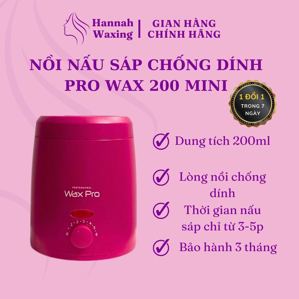 Combo 100gr Sáp Premium + Nồi Nấu Sáp Wax Lông Chống Dính Mini HANNAH WAXING Tặng Que