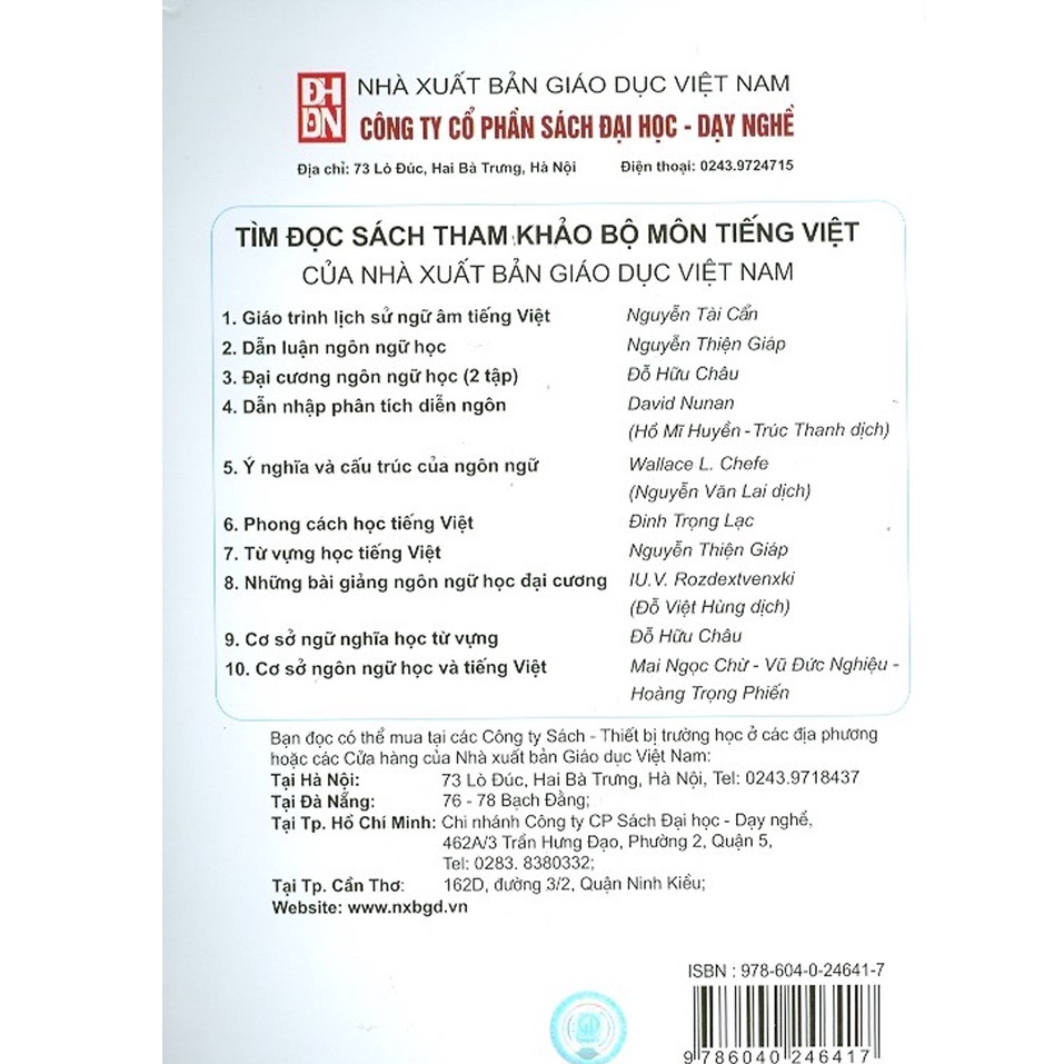 Dẫn Luận Ngôn Ngữ Học