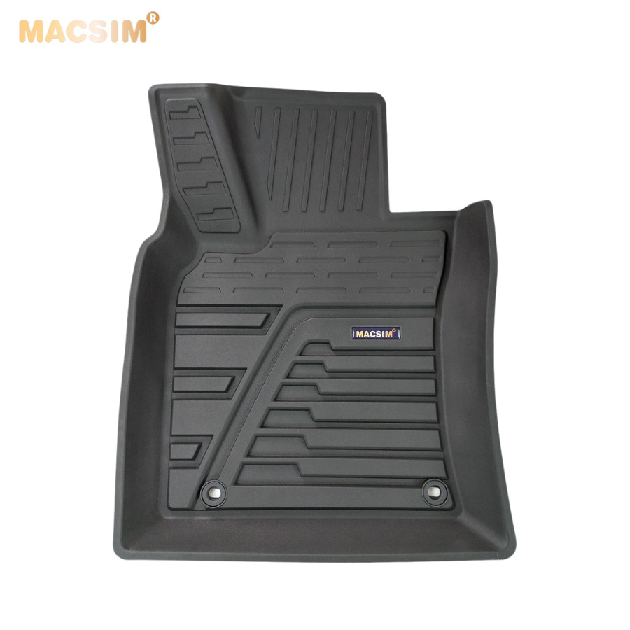 Thảm lót sàn xe ô tô Toyota Camry 2019 tới nay, Nhãn hiệu Macsim  chất liệu nhựa TPE đúc khuôn cao cấp.