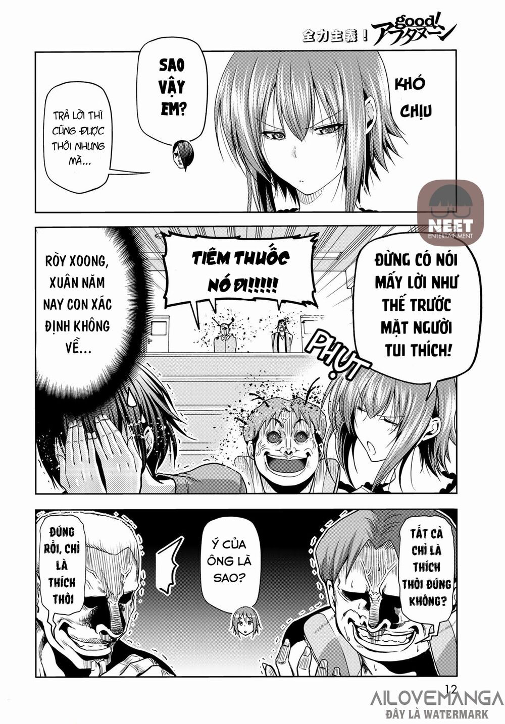 cô gái thích lặn - grand blue chapter 74 8