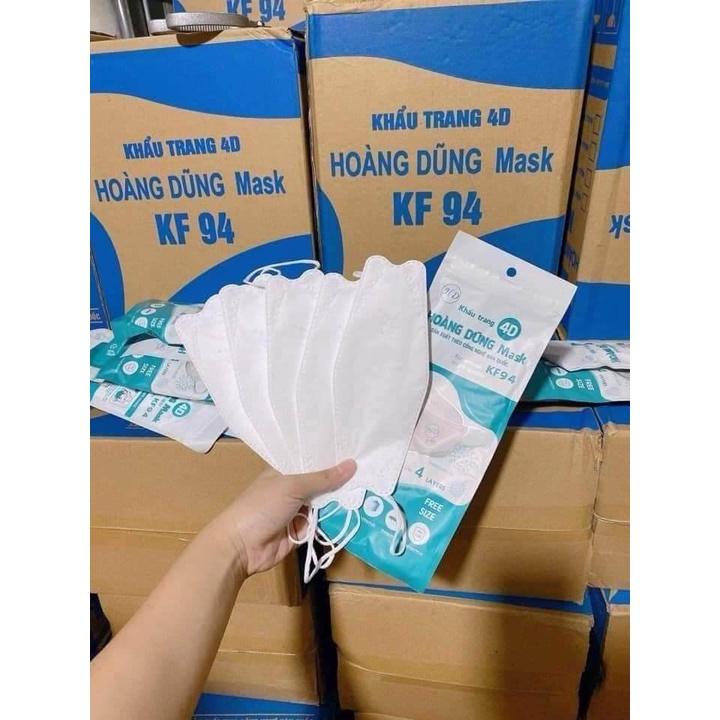 COMBO 100 KHẨU TRANG 4D KF 94 HOÀNG DŨNG