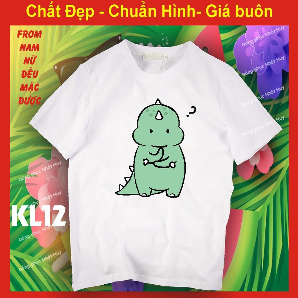 Áo Thun Khủng Long Chibi, Chất Đẹp, Bao Đổi Trả