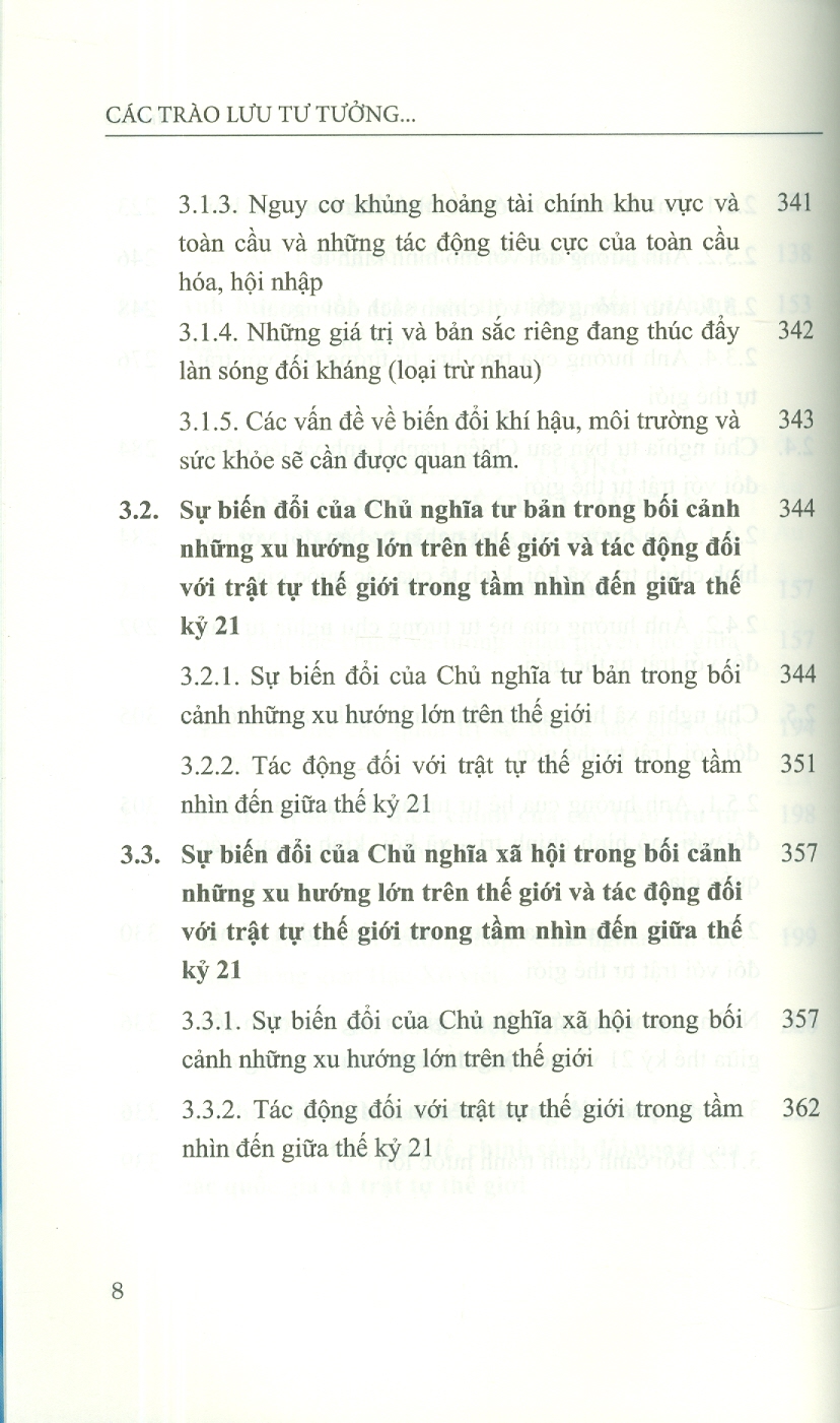 Các Trào Lưu Tư Tưởng Trong Thế Giới Hiện Nay Và Tầm Nhìn Đến Giữa Thế Kỷ 21
