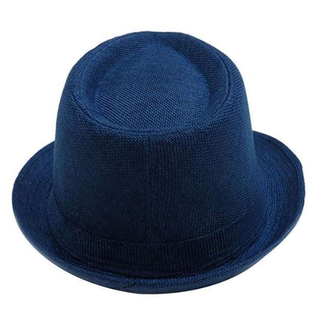 1 nón phớt fedora, nón cao bồi thời trang nam nữ đen