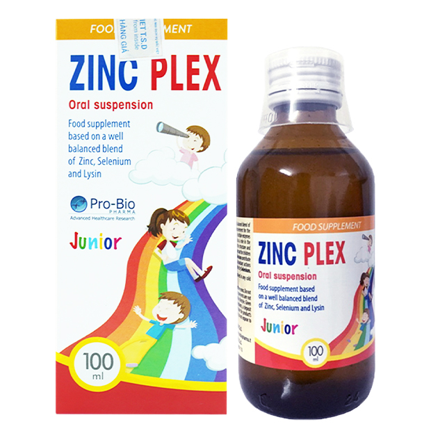 Siro bổ sung Kẽm ZINC PLEX 100ml nhập khẩu từ Ý – Tăng Đề Kháng, Kích Thích Tiêu Hóa, Giúp Trẻ Ăn Ngon Miệng