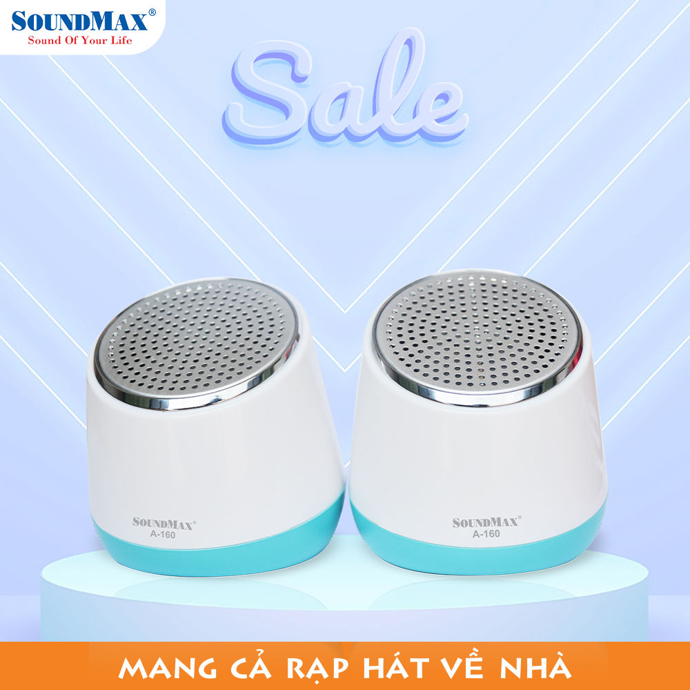 [Hàng Chính Hãng] Loa Vi Tính SoundMax A-160/2.0