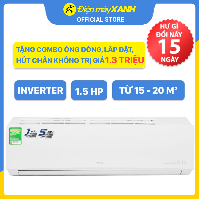 Máy lạnh TCL Inverter 1.5 HP TAC-13CSD/XA66 - Hàng chính hãng - Giao toàn quốc