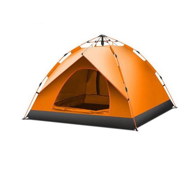 Lều cắm trại tự động lều phượt du lịch tự bung dành cho 4-6 người, chống nước, tia bức xạ, thông gió 2 chiều