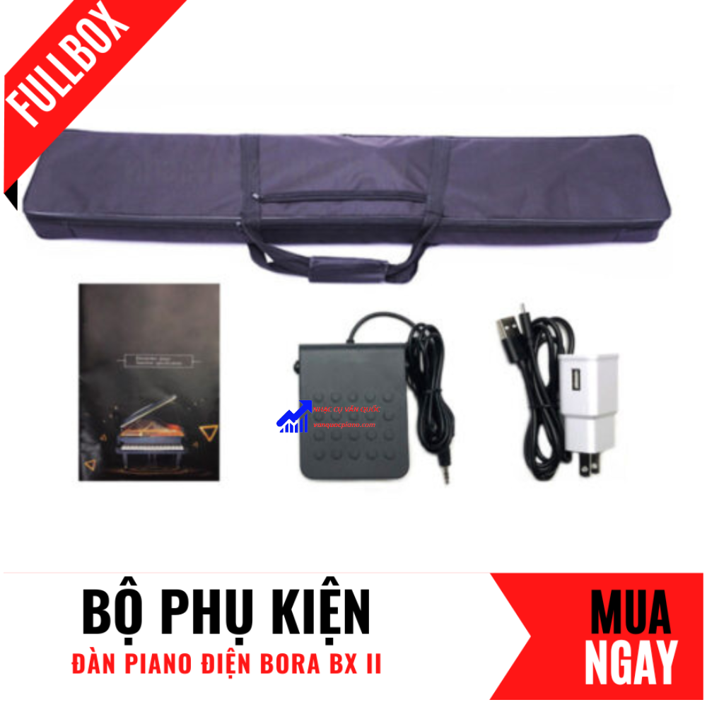 Đàn Piano Điện Bora BX II – 88 Phím Nặng Cảm Lực  +Chân đàn + Tai Nghe