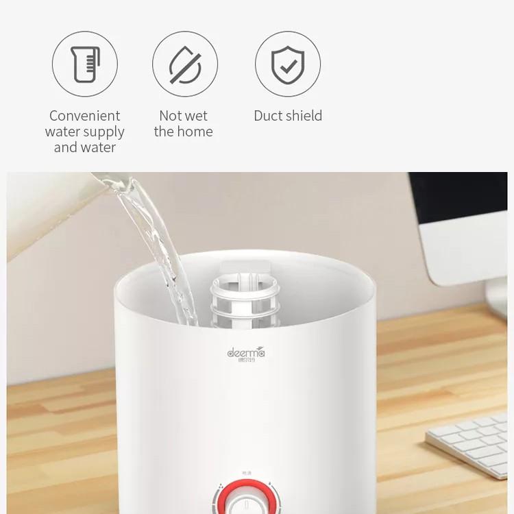 Máy Phun Sương Tạo Ẩm Không Khí Xiaomi Deerma DEM-F300 Mini\ Dung Tích 2.5L Cho Văn Phòng/ Phòng Ngủ/ Nhà Cửa - Hàng nhập khẩu
