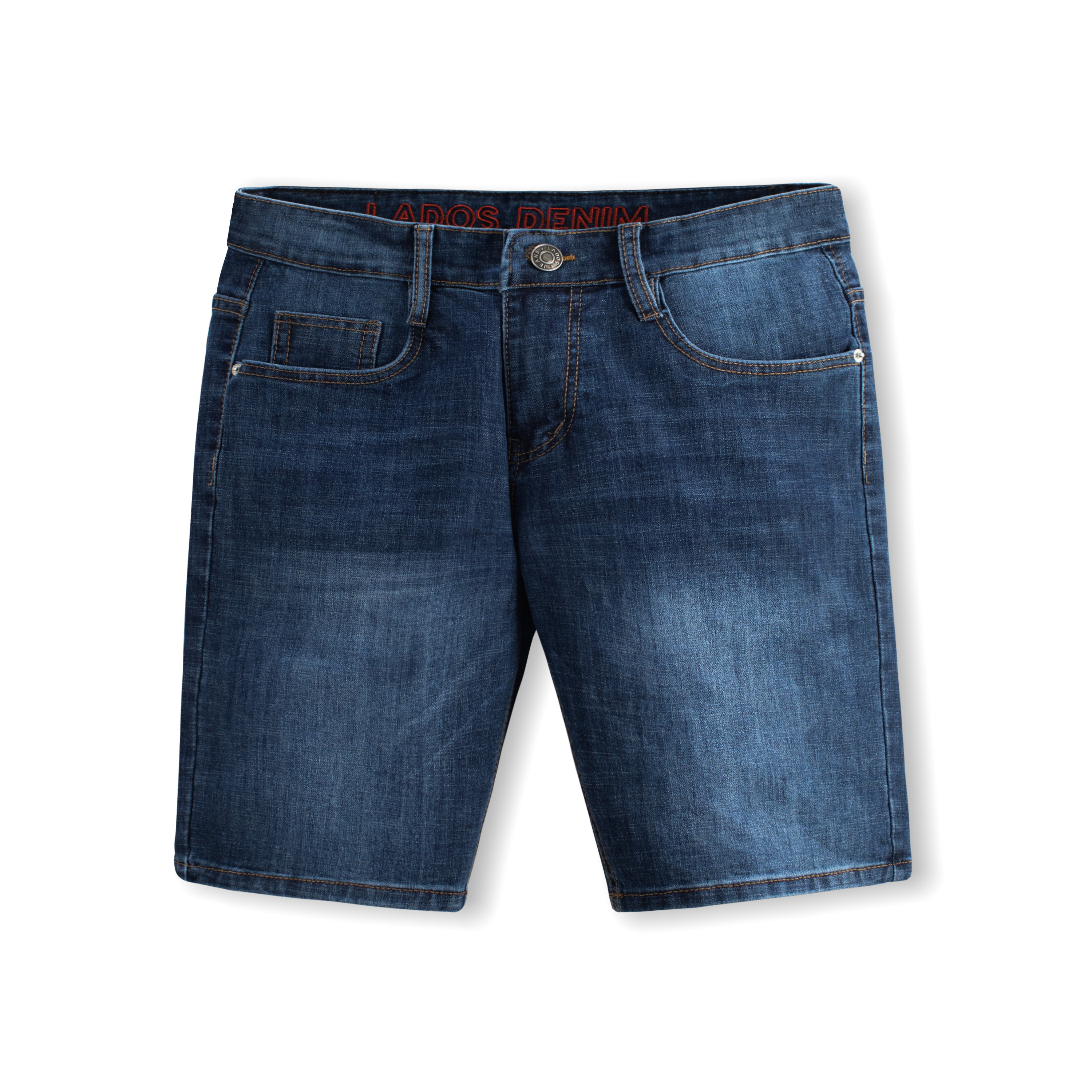 Quần short jeans nam cao cấp LADOS 4090 vải dày đẹp, không bay màu, năng động, dễ phối đồ