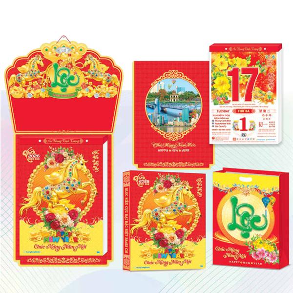 Lịch Bloc Siêu Cực Đại Đặc Biệt - Chủ Đề Phong Cảnh Việt Nam - Mã Đáo Thành Công - Hương Trang HT1