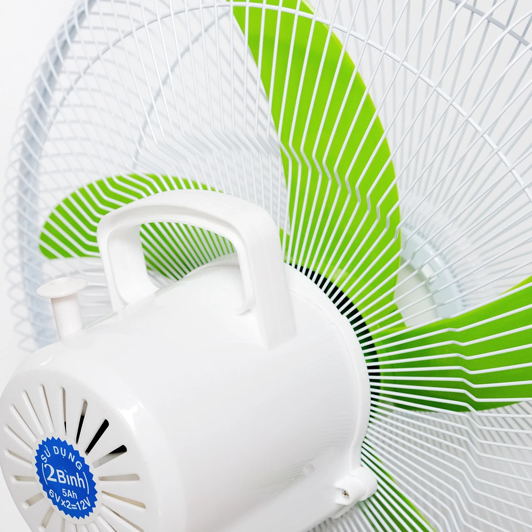 Quạt Sạc Tích Điện Honjianda HJD-FL316 loại 2 bình - Hàng Chính Hãng