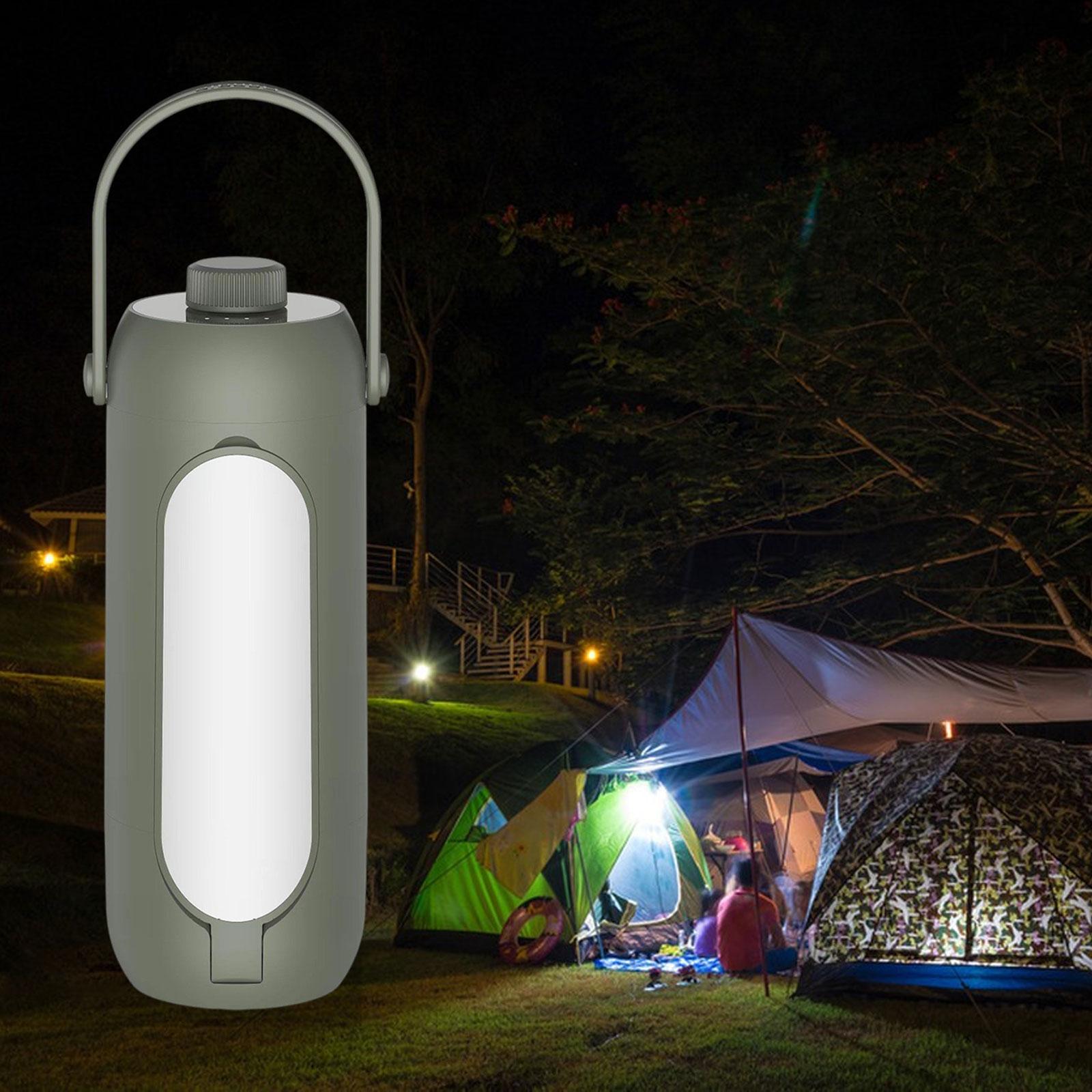 Camping Lantern Decorative Rechargeable Dimmable Handheld Hanging Lights Tent Lighting LED Lamp for Backpacking Porch Garage Hiking Fishing