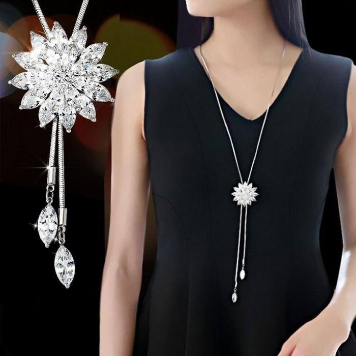 Dây chuyền nữ dài duyên dáng quý phái DCD01