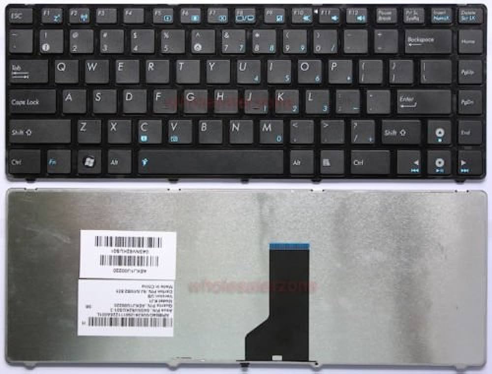 Bàn phím thay thế cho Laptop Asus K42, K43, UL30, X42, X42J, K43, X45, X44, X43, X43S, A83S