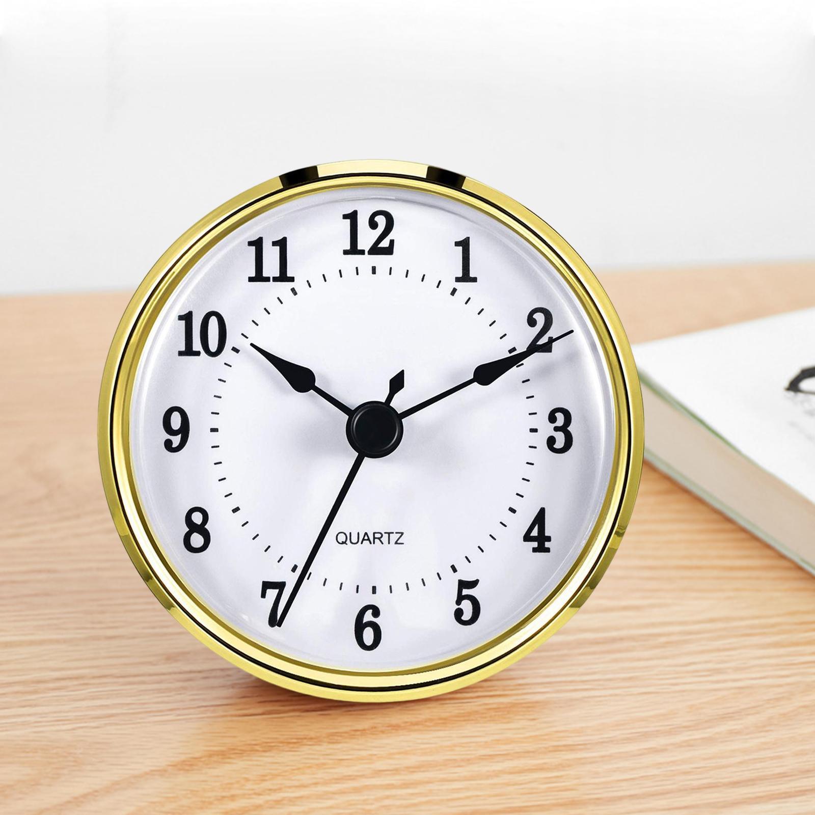 3-1/8 inch Clock Insert Round for Home Wall