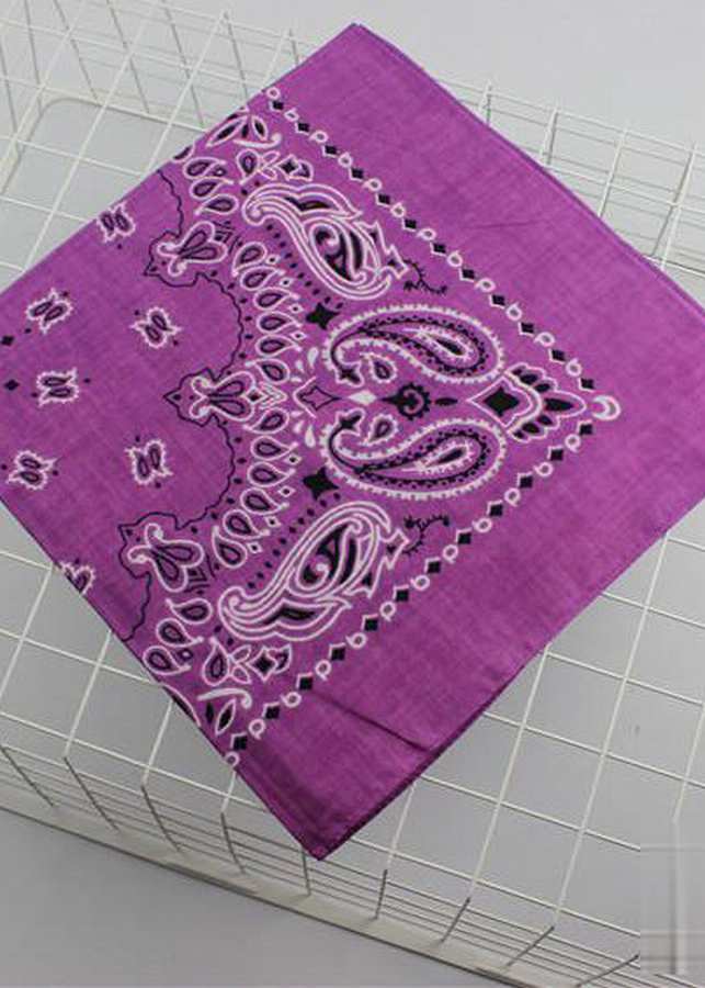 Khăn Bandana (Khăn Turban EXO) Màu Tím - Mã B002