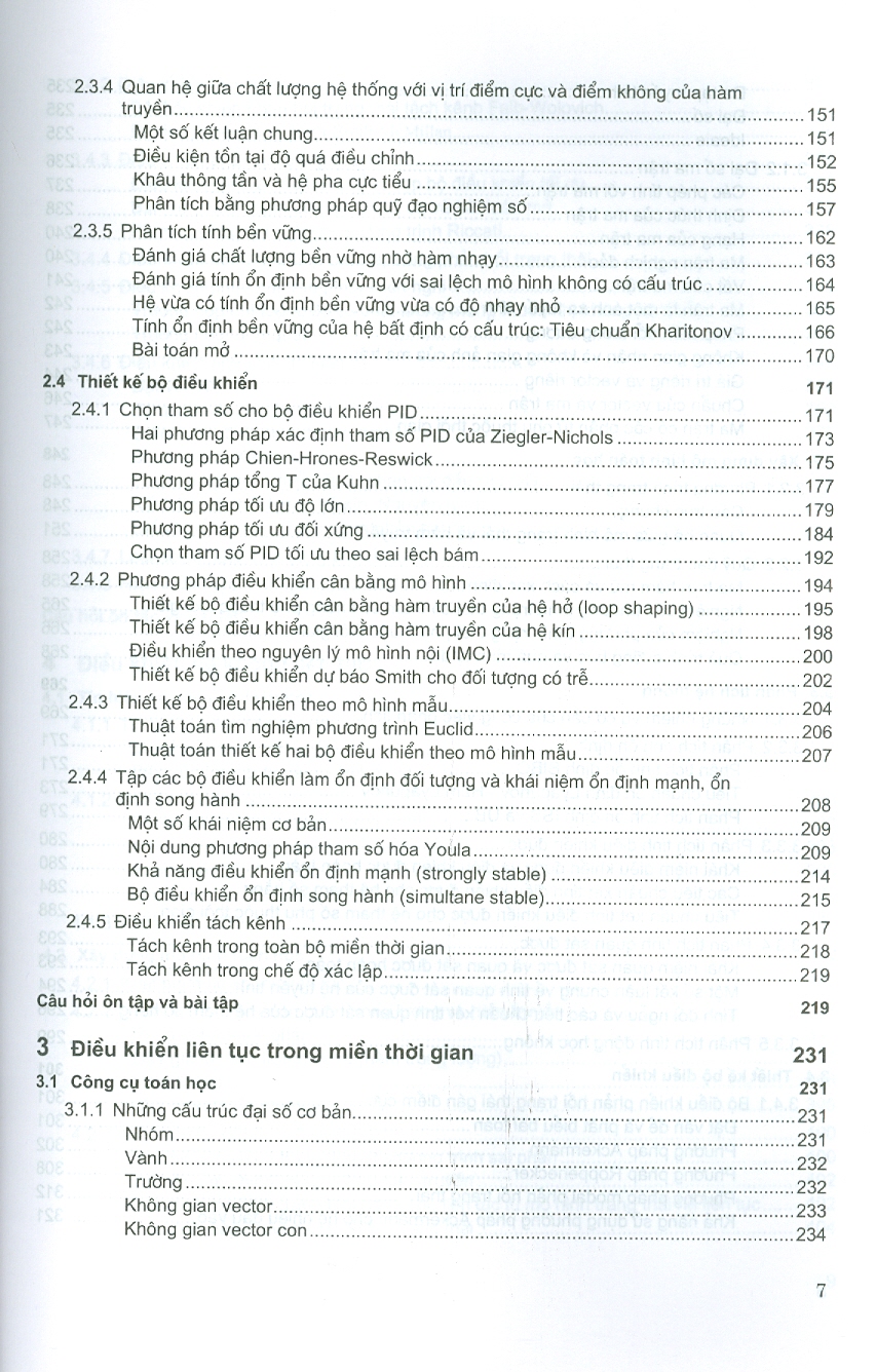 Cơ Sở Lý Thuyết Điều Khiển Tuyến Tính (Tái bản năm 2023)