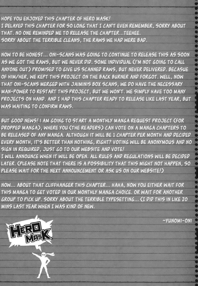 mặt nạ anh hùng - hero mask chapter 6.5 19