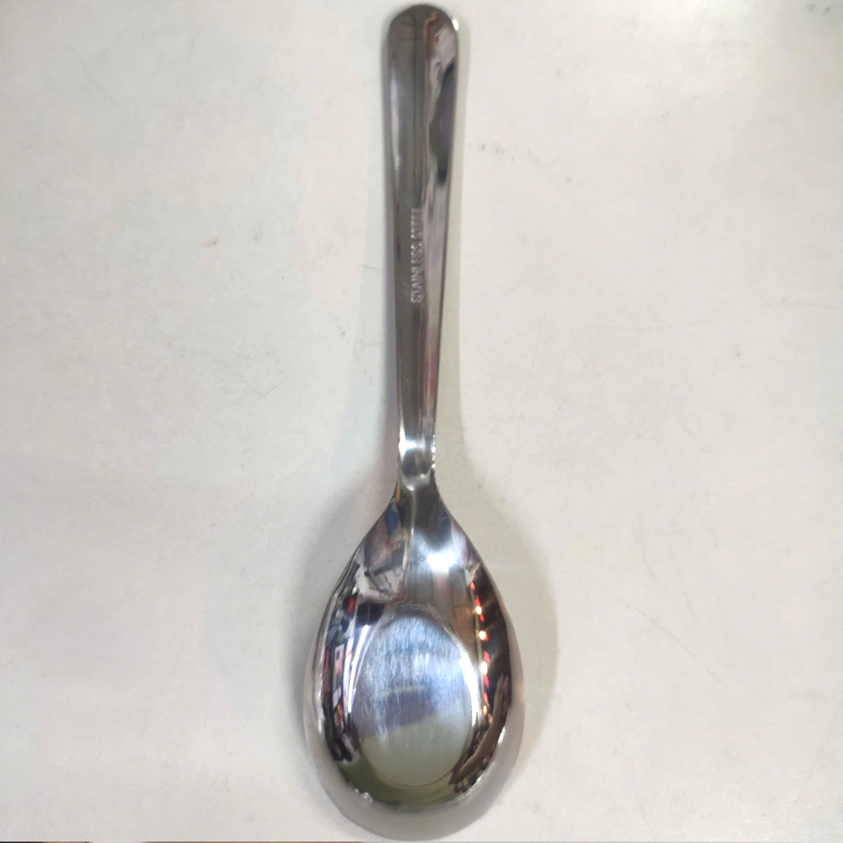 Set 5 thìa phở inox cao cấp Stainless Steel hàng xuất khẩu dài 18cm - Dùng ăn cơm ăn phở