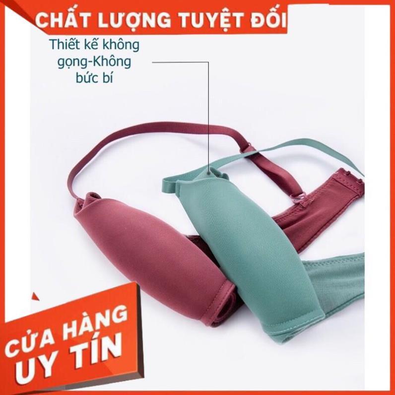 Áo Lót Su Lụa Sữa Đệm Mỏng, Không Gọng Tàng Hình Chống Lộ Viền 006