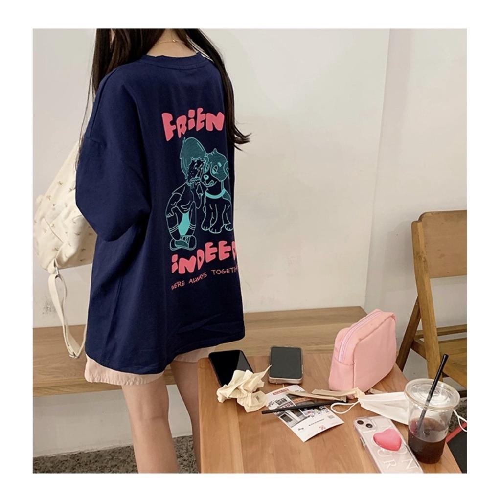 Set Thun Friend Indeed -Bộ đồ áo phông form rộng kèm short suông