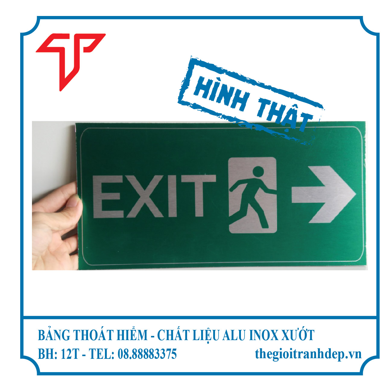 Bảng Exit, bảng thoát hiểm, bảng chỉ dẫn lối thoát, bảng khẩn cấp in trực tiếp giá cực rẻ