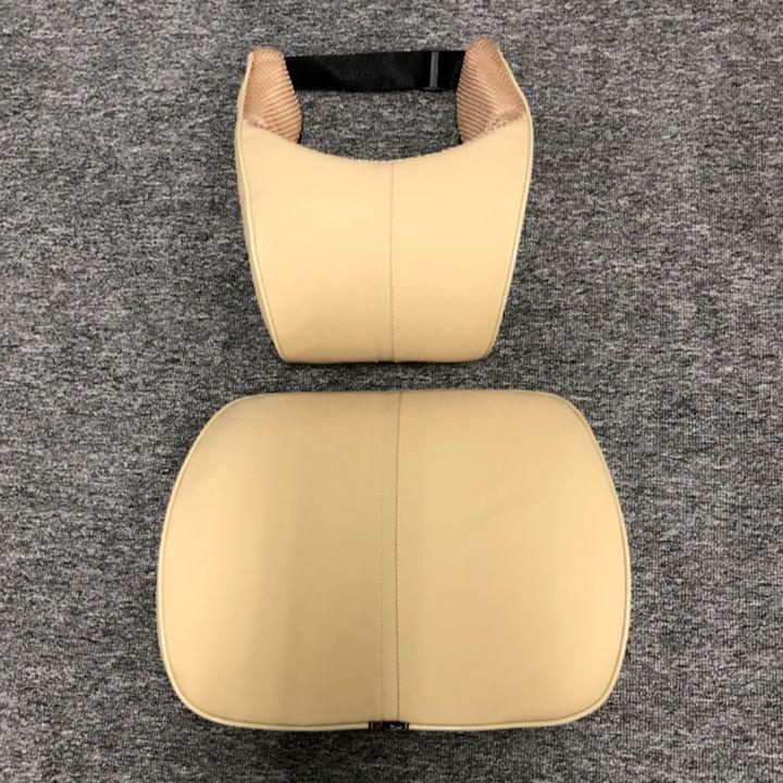 Bộ gối tựa đầu và lưng ô tô, xe hơi cao cấp chất liệu 100% cao su non - Mã: DC-TCTL01