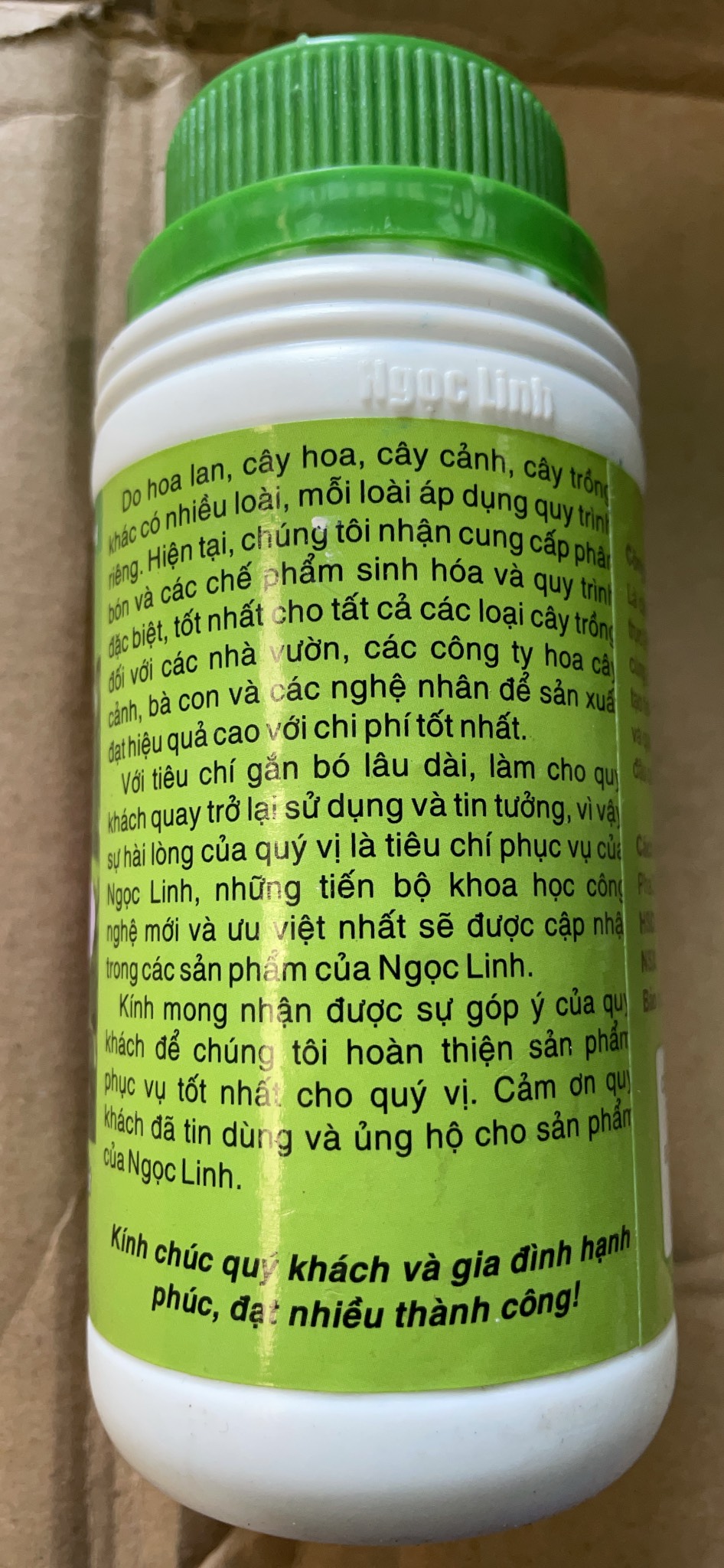 Sản phẩm tạo mầm hoa Ngọc Linh A3 lọ 250ml