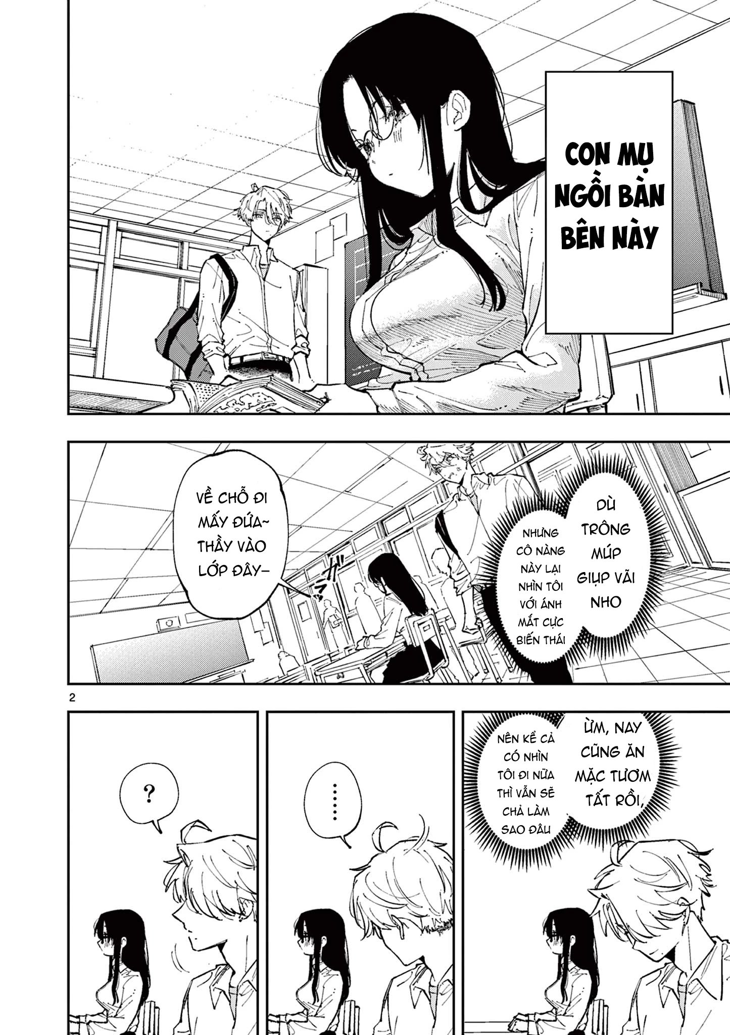cậu bạn bàn bên cứ nhìn tôi bằng ánh mắt đó - tonari no seki no yatsu ga souiu me de mitekuru chapter 3 2