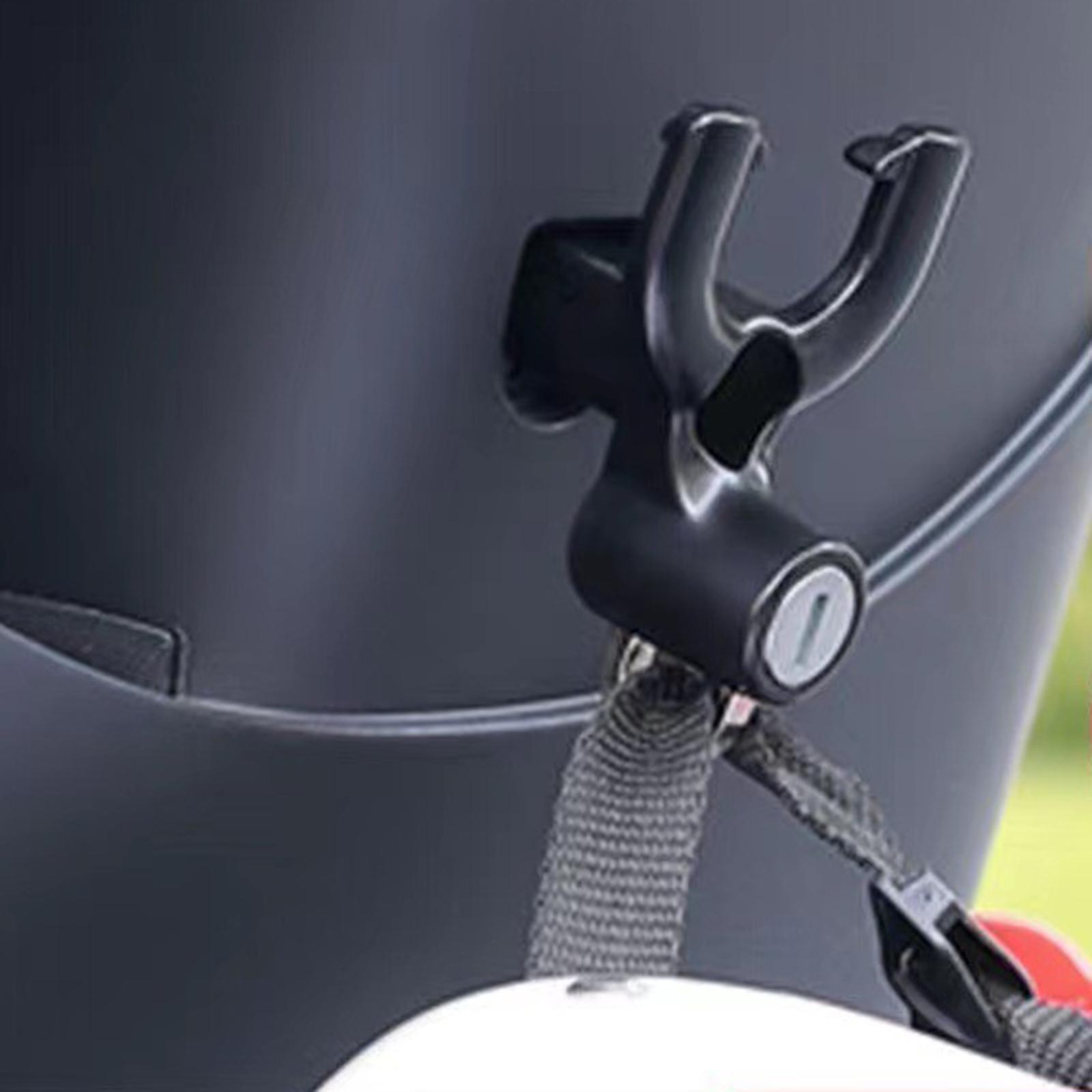 Motorcycle Lock Hook Waterproof Anti Rust Easy Installation Universal